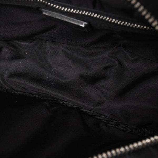 極美品 PRADA プラダ TESSUTO POCKET ナイロン バックパック リュック ボディバッグ 2VZ044 ブラック カーキ ラバーロゴ テスートナイロン シルバー金具 中古 4a004772