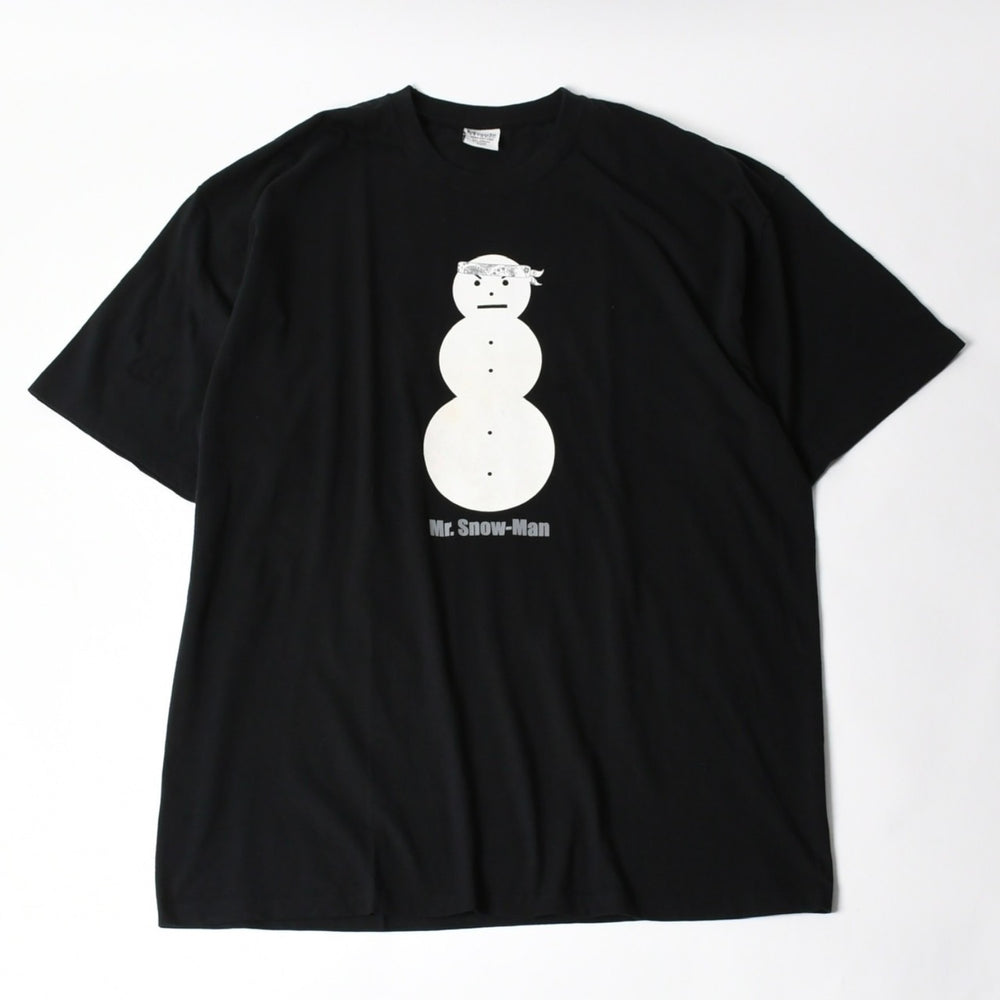 極美品 Mr. Snow-Man ミスタースノーマン 00's 半袖Tシャツ サイズ4XL YOUNG JEEZY ヤング ジージー グリッター 雪だるま 中古 4a004788