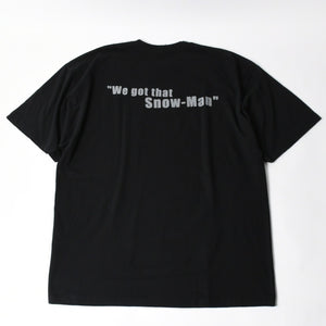 極美品 Mr. Snow-Man ミスタースノーマン 00's 半袖Tシャツ サイズ4XL YOUNG JEEZY ヤング ジージー グリッター 雪だるま 中古 4a004788