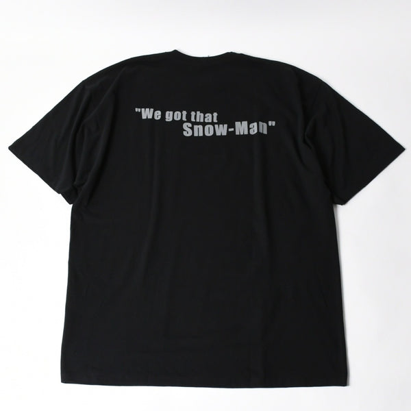 極美品 Mr. Snow-Man ミスタースノーマン 00's 半袖Tシャツ サイズ4XL YOUNG JEEZY ヤング ジージー グリッター 雪だるま 中古 4a004788