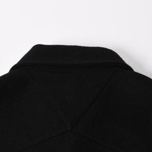 Load image into Gallery viewer, 極美品 BOTTEGAVENETA ボッテガヴェネタ ウールジャケット クロップド ジップアップ 646907 V0AW0 ブラック シルバー金具 中古 4a004823