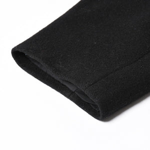 極美品 BOTTEGAVENETA ボッテガヴェネタ ウールジャケット クロップド ジップアップ 646907 V0AW0 ブラック シルバー金具 中古 4a004823