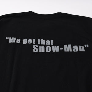 極美品 Mr. Snow-Man ミスタースノーマン 00's 半袖Tシャツ サイズ4XL YOUNG JEEZY ヤング ジージー グリッター 雪だるま 中古 4a004788