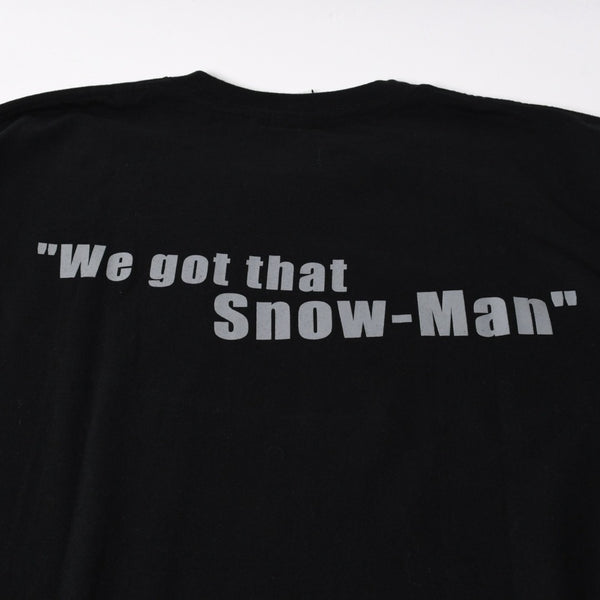 極美品 Mr. Snow-Man ミスタースノーマン 00's 半袖Tシャツ サイズ4XL YOUNG JEEZY ヤング ジージー グリッター 雪だるま 中古 4a004788