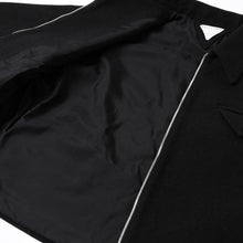 Load image into Gallery viewer, 極美品 BOTTEGAVENETA ボッテガヴェネタ ウールジャケット クロップド ジップアップ 646907 V0AW0 ブラック シルバー金具 中古 4a004823