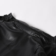 Load image into Gallery viewer, 極美品 DIOR HOMME ディオール オム 04SS ストリップ期 レザージャケット 4EH5043006 サイズ46 ブラック エディ期 中古 4a004517