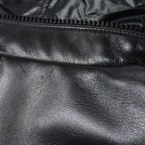 極美品 DIOR HOMME ディオール オム 04SS ストリップ期 レザージャケット 4EH5043006 サイズ46 ブラック エディ期 中古 4a004517