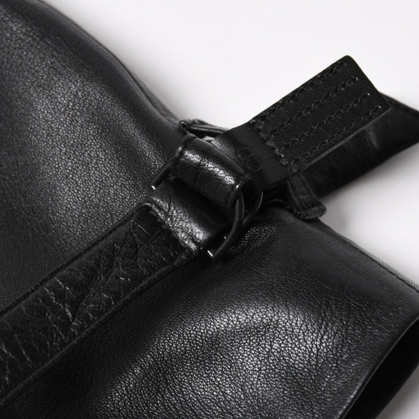 極美品 DIOR HOMME ディオール オム 04SS ストリップ期 レザージャケット 4EH5043006 サイズ46 ブラック エディ期 中古 4a004517