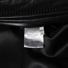 Load image into Gallery viewer, 極美品 DIOR HOMME ディオール オム 04SS ストリップ期 レザージャケット 4EH5043006 サイズ46 ブラック エディ期 中古 4a004517