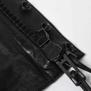 極美品 DIOR HOMME ディオール オム 04SS ストリップ期 レザージャケット 4EH5043006 サイズ46 ブラック エディ期 中古 4a004517