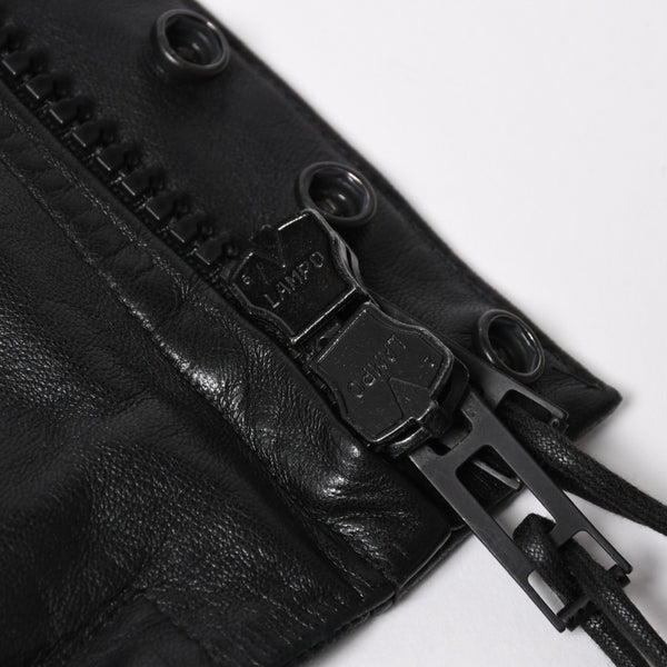 極美品 DIOR HOMME ディオール オム 04SS ストリップ期 レザージャケット 4EH5043006 サイズ46 ブラック エディ期 中古 4a004517