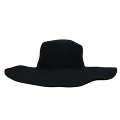 Yohji Yamamoto FEMME 18SS Wool Hat Hat FW-H07-162 Black Archive Good Condition Used 4a004789