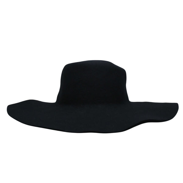 Yohji Yamamoto FEMME 18SS Wool Hat Hat FW-H07-162 Black Archive Good Condition Used 4a004789