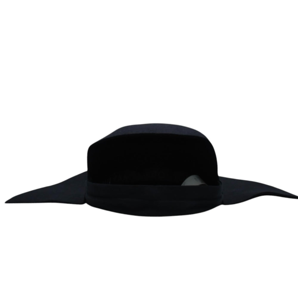 Yohji Yamamoto FEMME 18SS Wool Hat Hat FW-H07-162 Black Archive Good Condition Used 4a004789