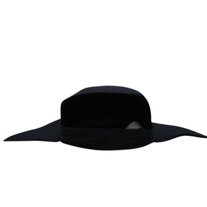 Yohji Yamamoto FEMME 18SS Wool Hat Hat FW-H07-162 Black Archive Good Condition Used 4a004789