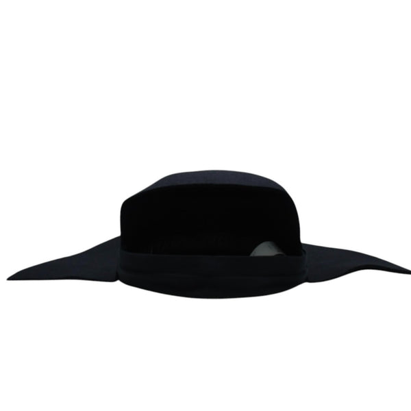 Yohji Yamamoto FEMME 18SS Wool Hat Hat FW-H07-162 Black Archive Good Condition Used 4a004789