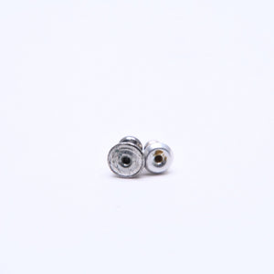 CHANEL シャネル ココマーク ピアス 重量約2.17g 02P刻印 樹脂系 メタル パープル ブラウン グラデーション 両耳用 美品 中古 4a004556