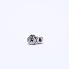 画像をギャラリービューアに読み込む, CHANEL シャネル ココマーク ピアス 重量約2.17g 02P刻印 樹脂系 メタル パープル ブラウン グラデーション 両耳用 美品 中古 4a004556