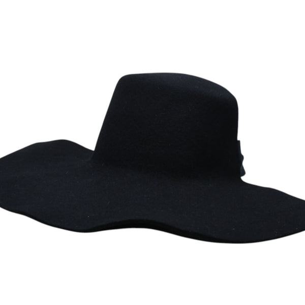 Yohji Yamamoto FEMME 18SS Wool Hat Hat FW-H07-162 Black Archive Good Condition Used 4a004789