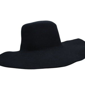 Yohji Yamamoto FEMME 18SS Wool Hat Hat FW-H07-162 Black Archive Good Condition Used 4a004789
