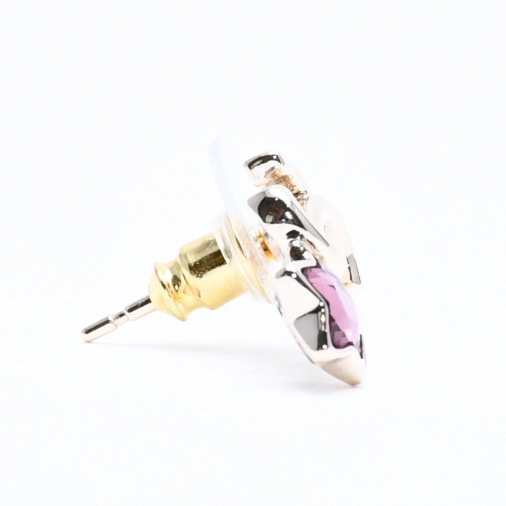 CHANEL Chanel earrings here mark star color stone light gold B25 stamp weight approx. 2.83g mint condition used 4a004576