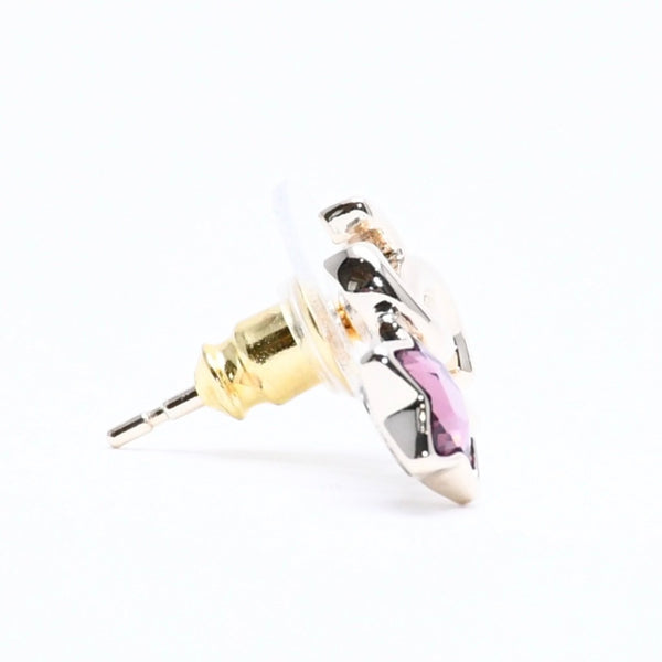 CHANEL Chanel earrings here mark star color stone light gold B25 stamp weight approx. 2.83g mint condition used 4a004576