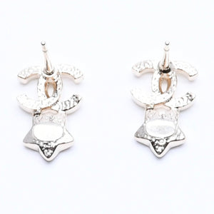 CHANEL Chanel earrings here mark star color stone light gold B25 stamp weight approx. 2.83g mint condition used 4a004576