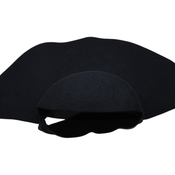 Yohji Yamamoto FEMME 18SS Wool Hat Hat FW-H07-162 Black Archive Good Condition Used 4a004789