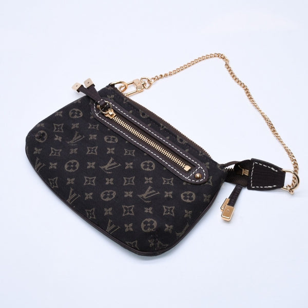 新品未使用 LOUIS VUITTON ルイヴィトン ミニ ポシェット アクセソワール アクセサリーポーチ M95668 モノグラム ミニラン 中古 4a004622