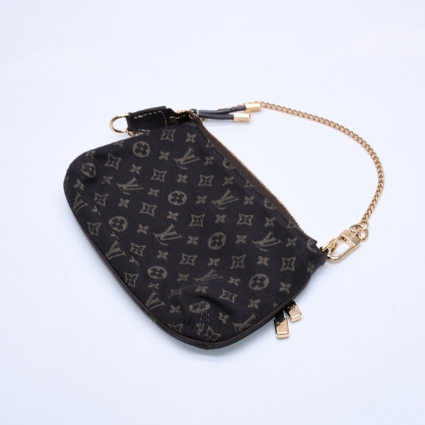 新品未使用 LOUIS VUITTON ルイヴィトン ミニ ポシェット アクセソワール アクセサリーポーチ M95668 モノグラム ミニラン 中古 4a004622