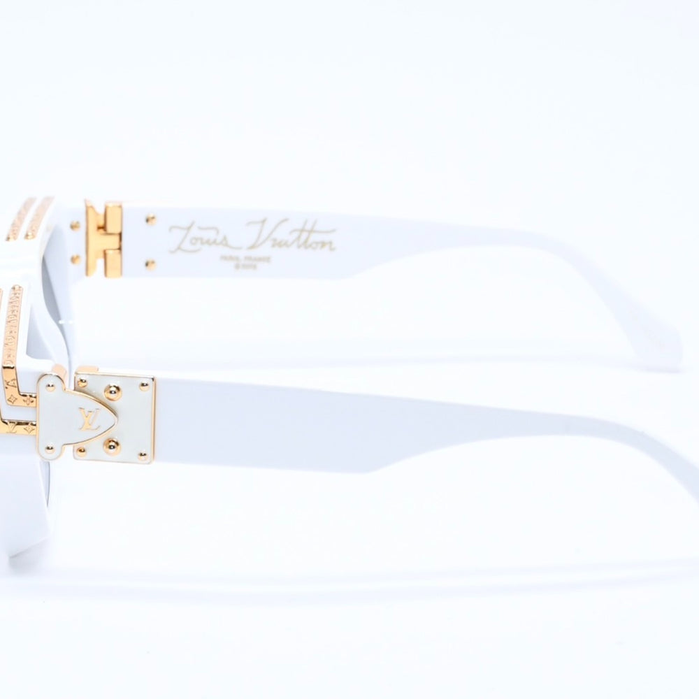 LOUIS VUITTON Sunglasses 1.1 Millionaire Eyewear Z1166E 9F1 Size 58□17 145 White Good Condition Used 4a004827