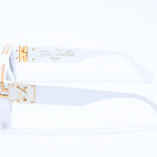 画像をギャラリービューアに読み込む, LOUIS VUITTON ルイヴィトン サングラス 1.1 ミリオネア アイウェア Z1166E 9F1 サイズ58□17 145 ホワイト 美品 中古 4a004827