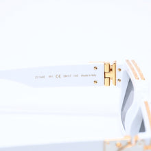 画像をギャラリービューアに読み込む, LOUIS VUITTON ルイヴィトン サングラス 1.1 ミリオネア アイウェア Z1166E 9F1 サイズ58□17 145 ホワイト 美品 中古 4a004827