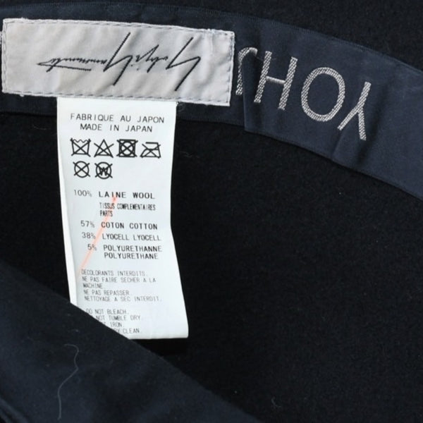 Yohji Yamamoto FEMME 18SS Wool Hat Hat FW-H07-162 Black Archive Good Condition Used 4a004789