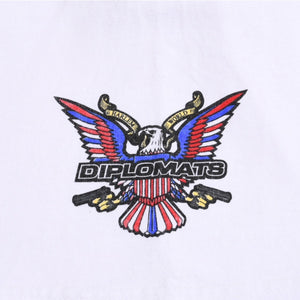 The Diplomats ザ ディプロマッツ DIPSET ディプセット 半袖Tシャツ サイズM ホワイト ブラック 美品 中古 4a004794