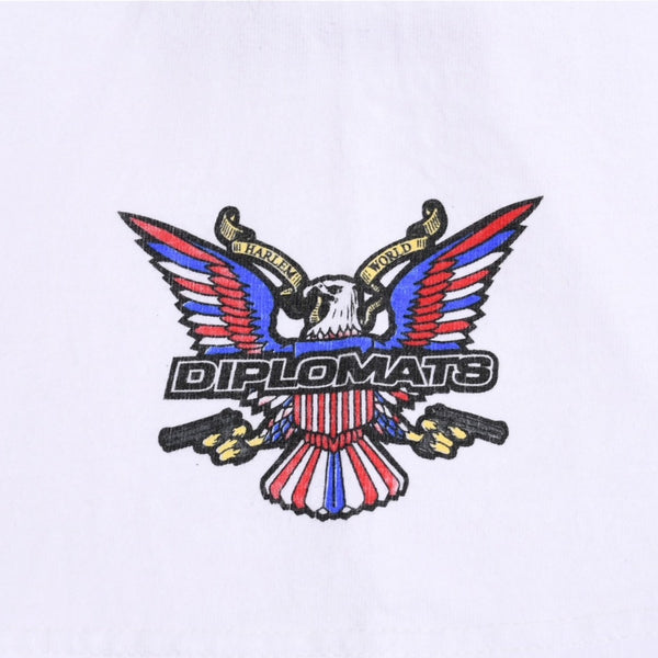 The Diplomats ザ ディプロマッツ DIPSET ディプセット 半袖Tシャツ サイズM ホワイト ブラック 美品 中古 4a004794