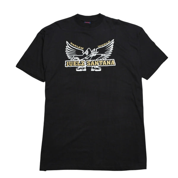 極美品 JUELZ SANTANA ジュエルズ サンタナ 半袖Tシャツ サイズ4XL ブラック The Diplomats ザ ディプロマッツ 中古 4a004790