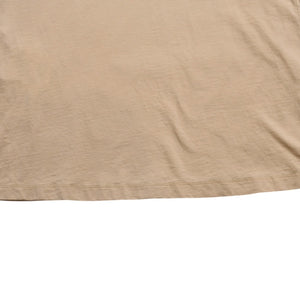 MIU MIU ミュウミュウ コットン ジャージーロングスリーブ Tシャツ MJE15 ロンT 長袖Tシャツ ライトベージュ XSサイズ 美品 中古 4a005009