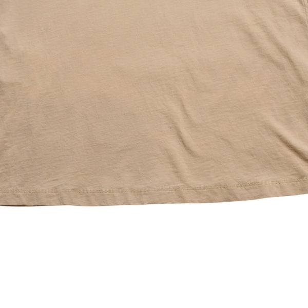 MIU MIU ミュウミュウ コットン ジャージーロングスリーブ Tシャツ MJE15 ロンT 長袖Tシャツ ライトベージュ XSサイズ 美品 中古 4a005009