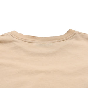 MIU MIU ミュウミュウ コットン ジャージーロングスリーブ Tシャツ MJE15 ロンT 長袖Tシャツ ライトベージュ XSサイズ 美品 中古 4a005009