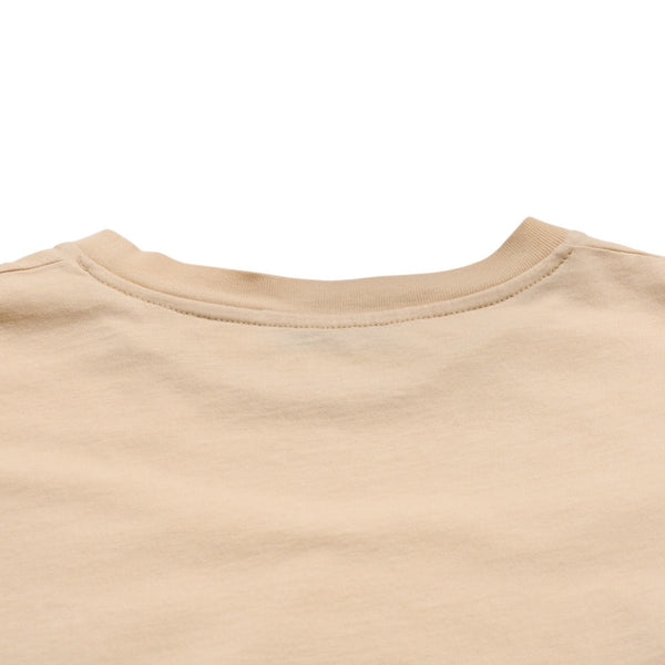 MIU MIU ミュウミュウ コットン ジャージーロングスリーブ Tシャツ MJE15 ロンT 長袖Tシャツ ライトベージュ XSサイズ 美品 中古 4a005009