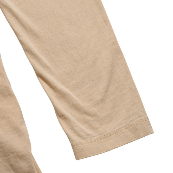 MIU MIU ミュウミュウ コットン ジャージーロングスリーブ Tシャツ MJE15 ロンT 長袖Tシャツ ライトベージュ XSサイズ 美品 中古 4a005009