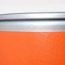 Load image into Gallery viewer, HERMES エルメス サドルボックス SADDLE BOX H800104E インテリア 小物入れ オレンジ シルバー 美品 中古 4a004803