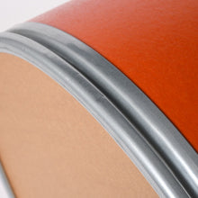 Load image into Gallery viewer, HERMES エルメス サドルボックス SADDLE BOX H800104E インテリア 小物入れ オレンジ シルバー 美品 中古 4a004803