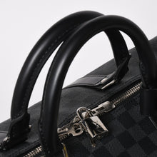 Load image into Gallery viewer, 極美品 ルイヴィトン LOUIS VUITTON キーポル バンドリエール 55 ボストンバッグ ダミエ グラフィット ブラック N41413 中古 4a005353