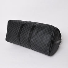 Load image into Gallery viewer, 極美品 ルイヴィトン LOUIS VUITTON キーポル バンドリエール 55 ボストンバッグ ダミエ グラフィット ブラック N41413 中古 4a005353
