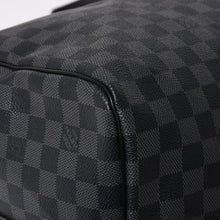 Load image into Gallery viewer, 極美品 ルイヴィトン LOUIS VUITTON キーポル バンドリエール 55 ボストンバッグ ダミエ グラフィット ブラック N41413 中古 4a005353
