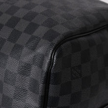 Load image into Gallery viewer, 極美品 ルイヴィトン LOUIS VUITTON キーポル バンドリエール 55 ボストンバッグ ダミエ グラフィット ブラック N41413 中古 4a005353