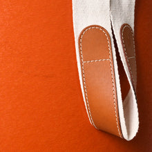 Load image into Gallery viewer, HERMES エルメス サドルボックス SADDLE BOX H800104E インテリア 小物入れ オレンジ シルバー 美品 中古 4a004803
