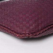 Load image into Gallery viewer, 極美品 BOTTEGA VENETA ボッテガヴェネタ イントレチャート ワンショルダーバッグ ワインレッド パープル 中古 4a005417